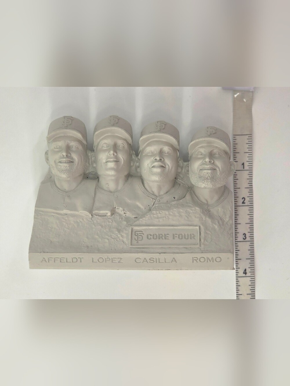 San Francisco Giants “2024 Core Four” Statue – Affeldt • Lopez • Casilla • Romo - Picture 8 of 13